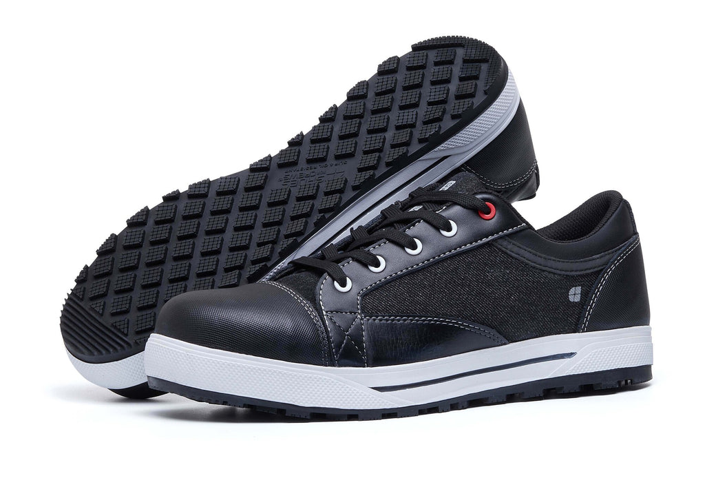 Shoes For Crews Fergus Trainer Shoe Black Denim
