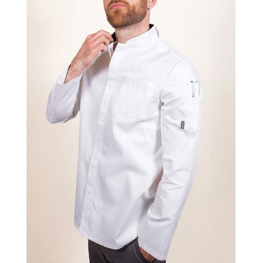 Le Chef Df118e Prep Jacket White *Short Sleeves*  With Staycool System Panels