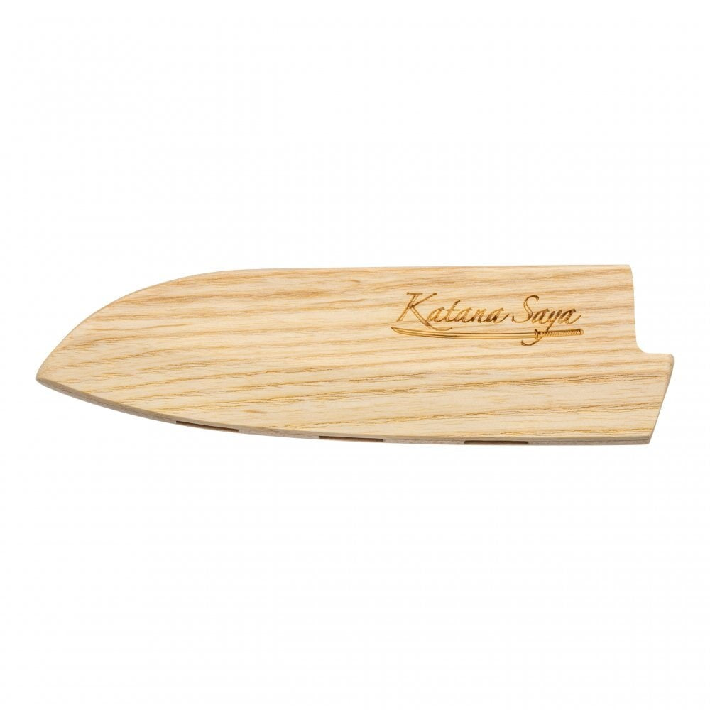 Katana Saya Olive Wood Handled Santoku Knife 12cm (Kso-01)