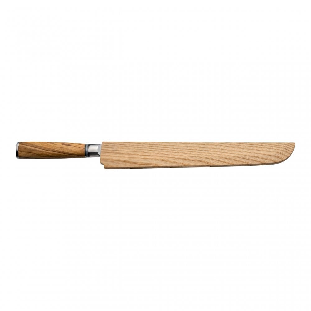 Katana Saya Olive Wood Handled Tako Sashimi Knife 27cm (Kso-07)
