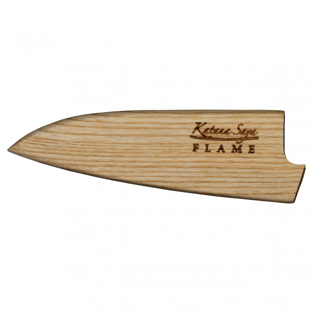 Katana Flame Olive Wood Handled Paring Knife 9cm (Kfo-11)