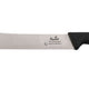 Smithfield 30cm Scimitar Steak Knife Black Samprene Handle