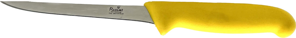 Smithfield 15cm Narrow Boning Knife Coloured Samprene Handle