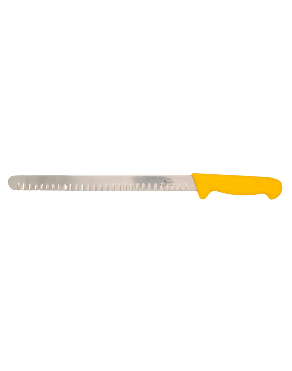 Smithfield 30Cm Scalloped Slicer Coloured Samprene Handle