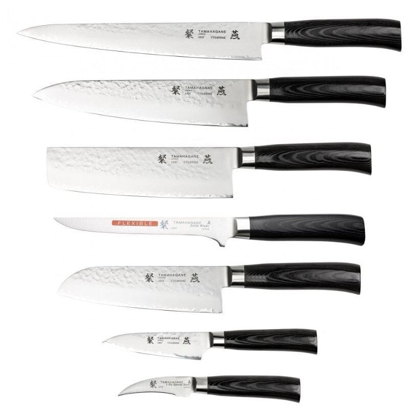 Tamahagane San Tsubame 8 Piece Case Set (Snmh-Chef/8)