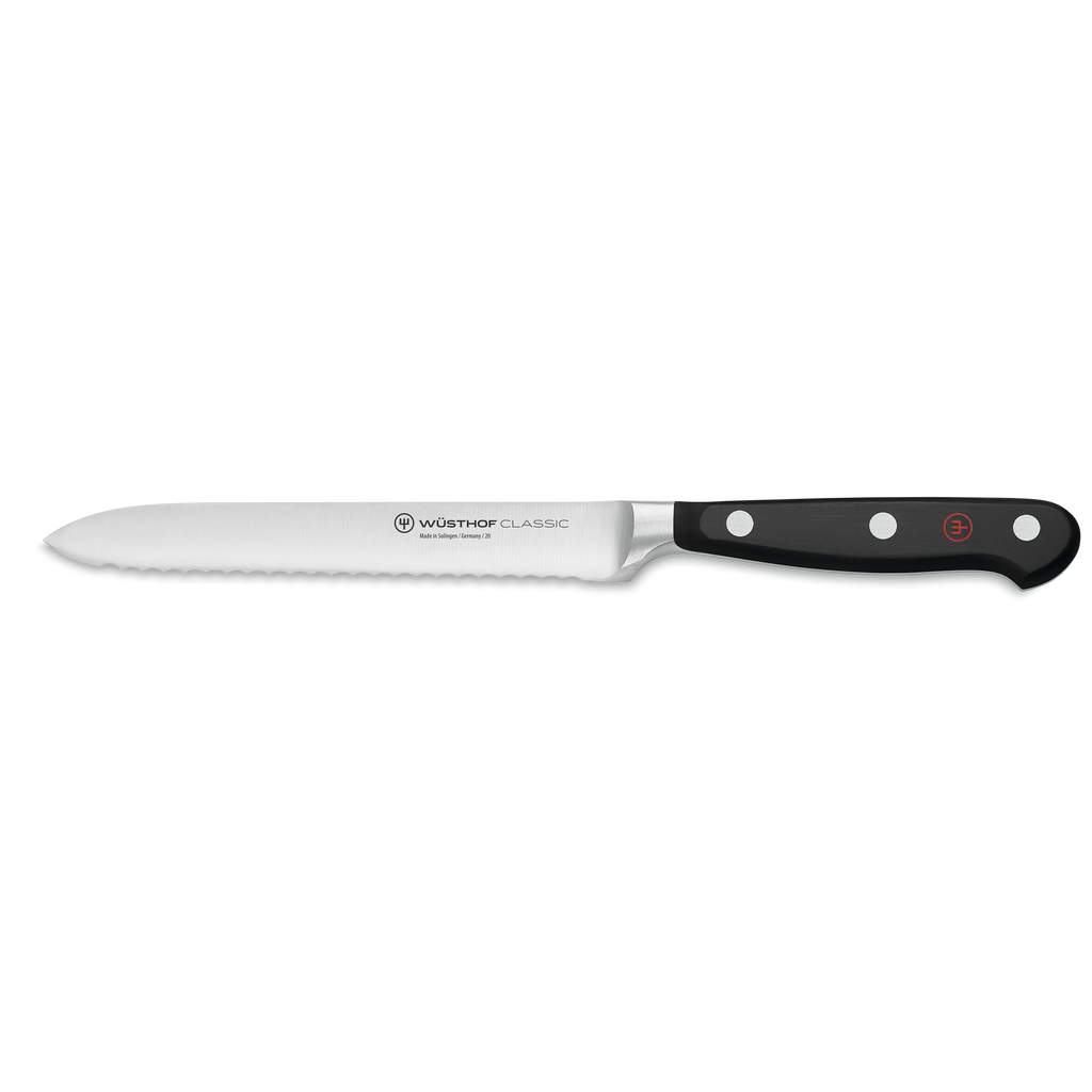 WÜSTHOF Classic Serrated Utility / Sausage Knife 14cm (1040101614)