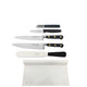 Knife Set Sabatier Medium With 20cm Cooks Knife In Cotton Wallet
