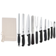 Knife Set Victorinox Large With 20cm Deep Cooks Knife In Cotton Wallet