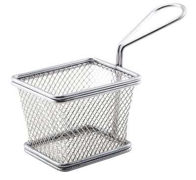 Mini Chip Frying Basket Rectangular 10cm x 8cm x 7.5cm
