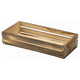 Wooden Display Crate 25Cm X 12Cm X 5Cm Dark Rustic