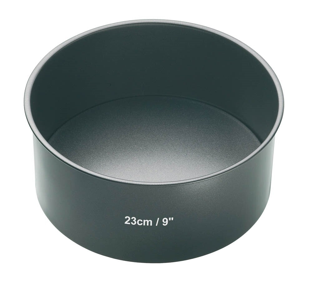 Cake Tin Non-Stick Round Loose Base 23cm Dia
