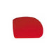 Small Red Plastic Bowl Scraper 12cm X 8.5cm