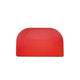 Large Red Plastic Bowl Scraper 15cm X 10cm
