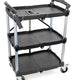 Folding Catering Trolley 3 Tier 45cm x 20cm x 106cm