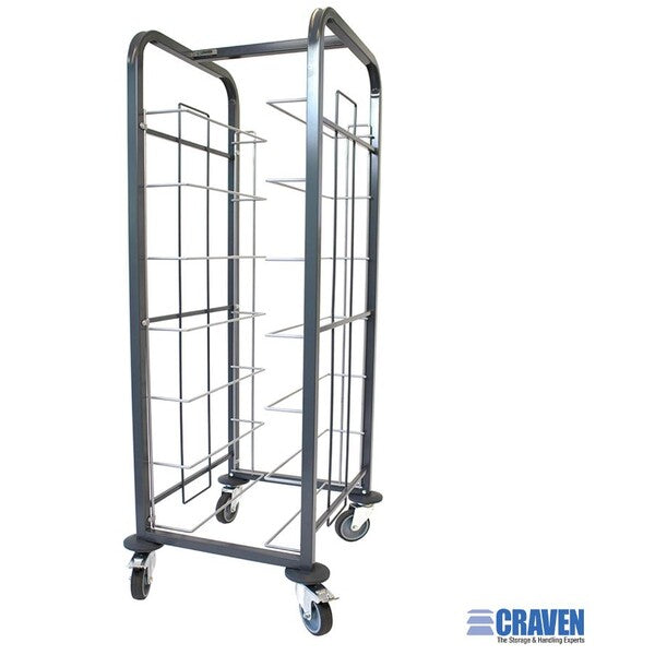 Tray Clearing Trolley Single Column 10 Level 485mm (W) X 578mm (D) X 1393mm (H)
