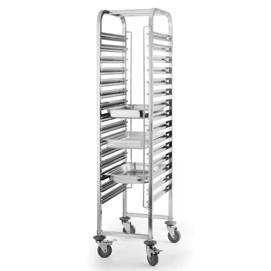 Racking Trolley S/S GN1/1 15 Level 390mm (W) X 550mm (D) X 1710Mm (H) Self Assembly
