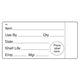 Removable Shelf Life Label 50mm x 95mm (Roll Of 500)