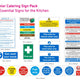 Hygiene Sign Catering Pack Senior