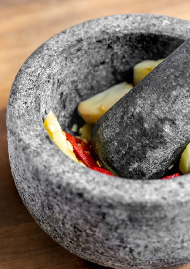 Pestle And Mortar Granite 13Cm Dia (External)  X 8Cm High
