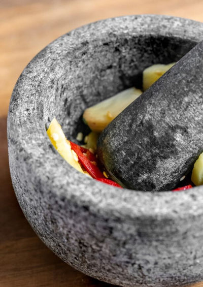 Pestle And Mortar Granite 13Cm Dia (External)  X 8Cm High
