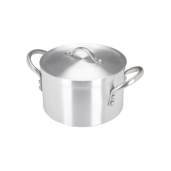 Stewpan Aluminium Medium Duty With Lid 40cm 34Lt