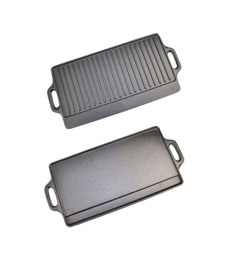 Griddle Reversible Cast Iron 45cm X 23cm