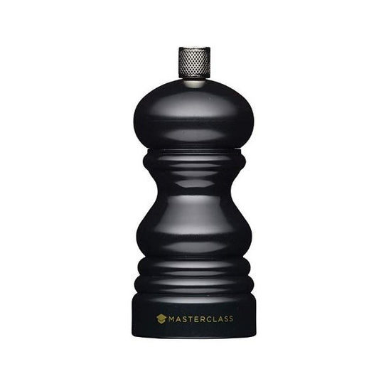 Masterclass Salt Or Pepper Mill Black 12cm
