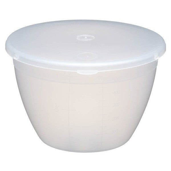 Basin Plastic With Lid 0.5 Pint