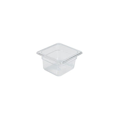 Food Pan Gastronorm Polycarbonate GN1/6 17.6cm X 16.2cm X 10cm Deep