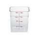 Square Space Saving Food Container Polycarbonate 7.6 Ltr