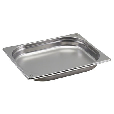 Food Pan Gastronorm S/S GN1/2 32.5cm X 26.5cm X 4cm Deep