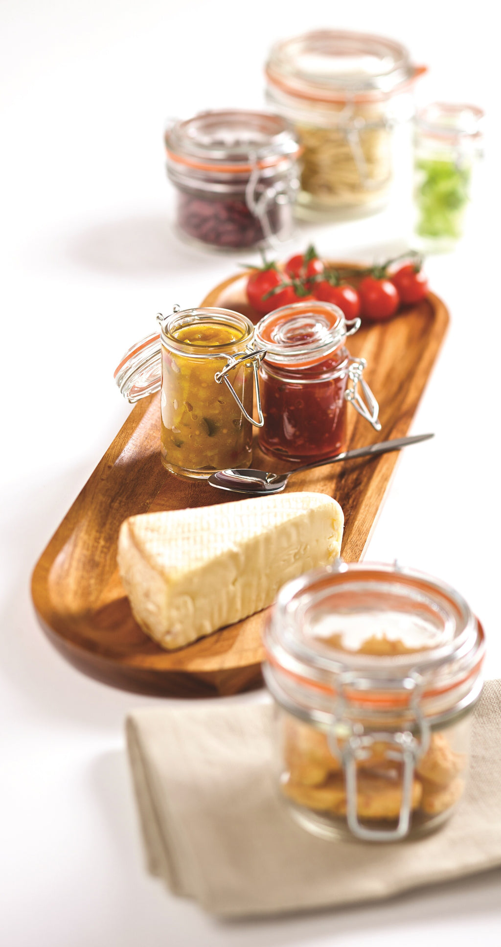 Preserve Jar Mini Glass Clip Top Round 70ml / 8.5cm Tall