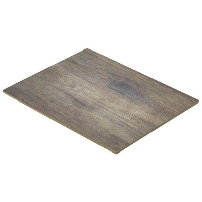 Wood Effect Melamine Platter GN 1/2 32.5cm X 26.5cm