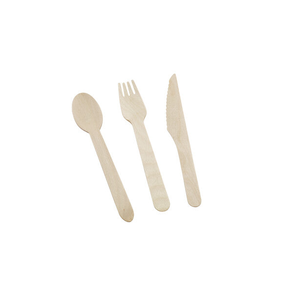 Birchwood Disposable Dessert Spoon 16Cm (Pack Of 100)