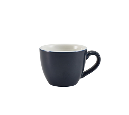 Genware Porcelain Bowl Shaped Espresso Cup 9cl / 3.16oz (Box Of 6)