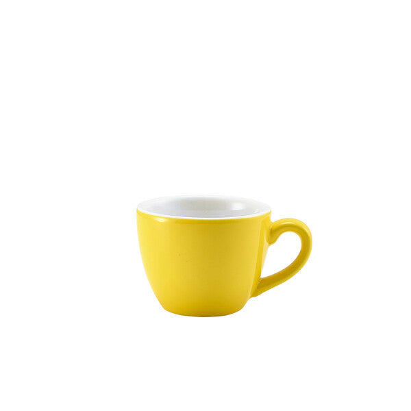 Genware Porcelain Bowl Shaped Espresso Cup 9cl / 3.16oz (Box Of 6)