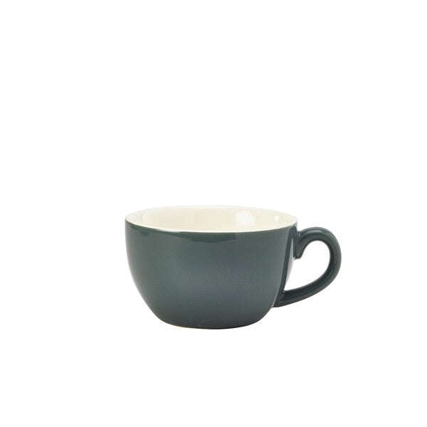 Genware Porcelain Bowl Shaped Cup Medium 25cl / 8.8oz (Box Of 6)