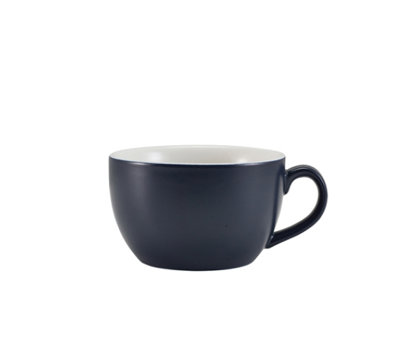Genware Porcelain Bowl Shaped Cup Medium 25cl / 8.8oz (Box Of 6)
