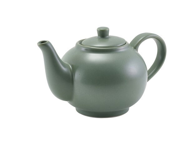 Genware Porcelain Teapot 45cl / 15.84oz (Box Of 6)