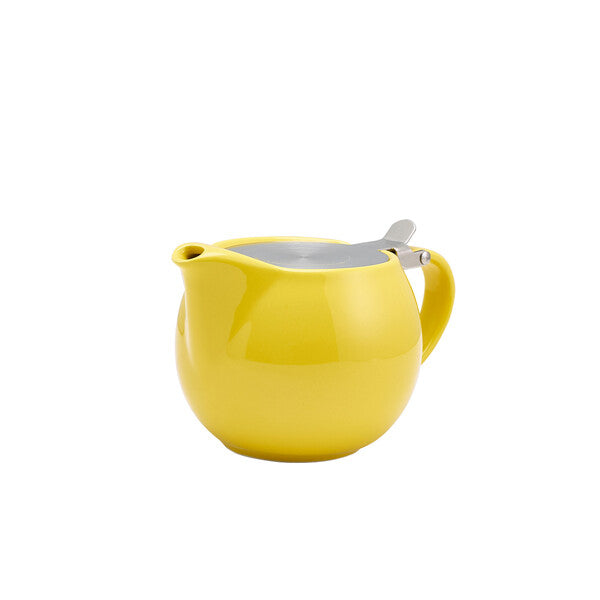 Genware Porcelain Stackable Teapot With S/S Lid And Infuser 50cl / 17.6oz (Box Of 6)