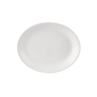 Simply White Porcelain Oval Plate 24.5cm x 19cm (Box Of 6)