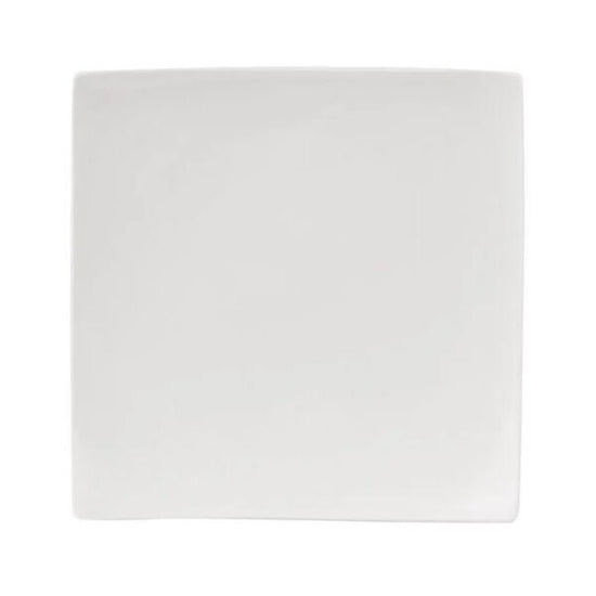 Simply White Porcelain Square Plate 27.5cm (Box Of 4)