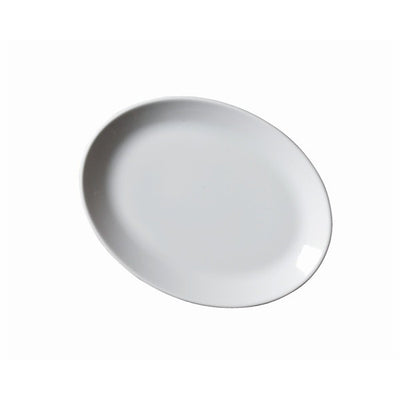 Genware Porcelain Oval Plate 24cm (Box Of 6)