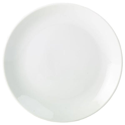 Genware Porcelain Coupe Plate 18cm (Box Of 6)