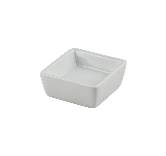 Genware Porcelain Square Dish 6.4cm x 2.5cm (Box Of 12)