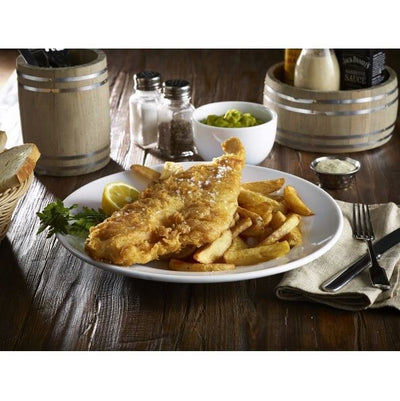 Genware Porcelain Pasta Deep Dish 25cm (Box Of 6)