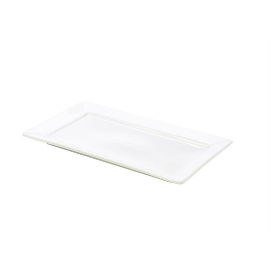 Genware Porcelain Rectangular Plate 30.5cm x 18.5cm (Box Of 6)