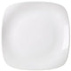 Genware Porcelain Rounded Square Plate 25cm (Box Of 6)
