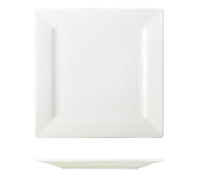 Genware Porcelain Square Plate 26cm (Box Of 6)