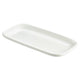 Genware Porcelain Rectangular Rounded Edge Plate 25cm x 13cm (Box Of 6)